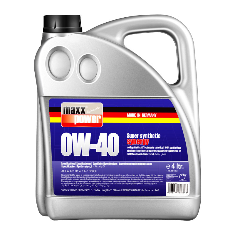 马驰宝机油正品全合成0W40德国进口汽车保时捷奥迪法拉利4L
