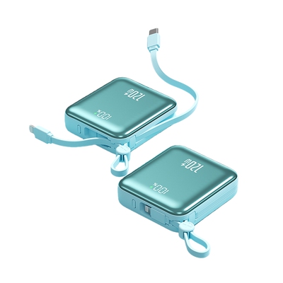 3c认证可带上飞机充电宝2025新款超大容量20000毫安官方旗舰店正品自带线迷你超薄小巧便携超级快充手机国标