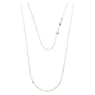 SOFT ROOM刻面白贝串珠长项链手链叠戴气质女