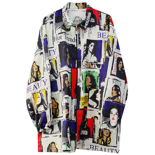 理发店围裙美发师短袖中工服发廊烫染发罩衣助理加大宽松作服LOGO