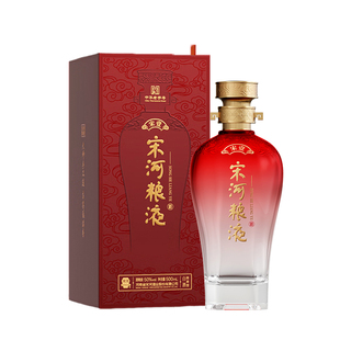宋河粮液 宋壹50度500ml*1瓶浓香型纯粮白酒送礼喜宴自饮优级国标