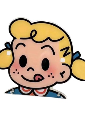 原田治亚克力女孩发夹收纳架可爱眼镜支架多功能展示桌面装饰摆件