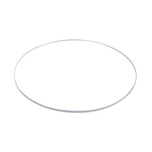 定制透明有机玻璃板diy亚克力圆片形塑料底座蛋糕钟表缸盖可打孔