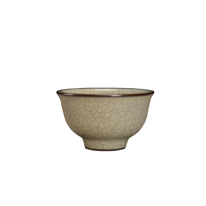 龙泉青瓷戴文辉全手工墨纹茶杯