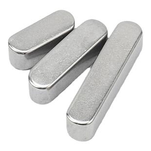 304不锈钢平键圆角GB1096A型平键销槽子方料键条头MM3M4M5M6M8M10