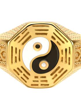 泰爱你时尚民族风太极戒指