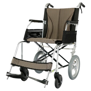 中进智行客轮椅折叠轻便残疾人小轮便携旅行老年手推车老人代步车