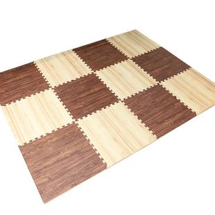 木纹泡沫地垫拼接爬爬垫防摔儿童卧室客厅家用拼图垫榻榻米地板垫