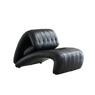 意式极简单人沙发椅巴塞罗那躺椅设计师多功能休闲椅子真皮拳头椅