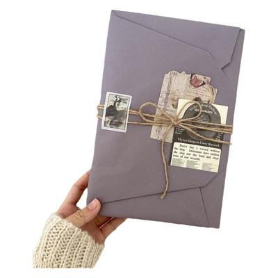 复古系列/纯色牛皮纸大尺寸礼物礼盒包装纸麻绳diy花艺烘焙装饰纸