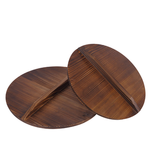 木锅盖杉木锅盖水缸盖30cm木质锅盖家用实木锅盖32cm木盖瑕疵包邮