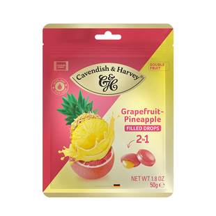 嘉云水果糖德国进口糖硬糖夹心糖果什锦味网红Cavendish+Harvey