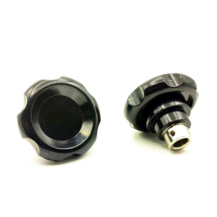 波纹把手顶丝波纹手轮胶木电木手轮波六星手柄胶木手柄光孔镀镍