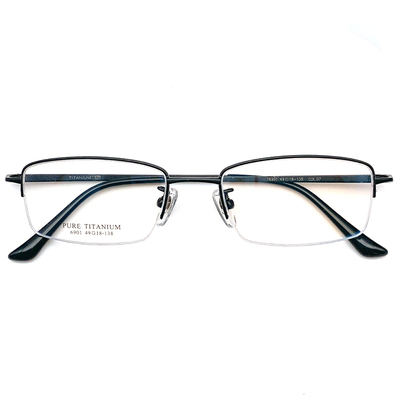 近视眼镜男小框男纯钛高度数近视