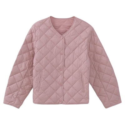 ltyp旅途原品短款菱形轻薄羽绒服