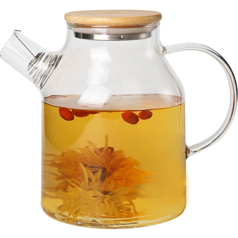 玻璃泡茶壶茶具套装家用花茶水壶耐高温加厚耐热过滤水壶煮茶壶器