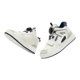 百丽童鞋儿童运动鞋高帮板鞋新款户外登山软底棉鞋中大童男童鞋子