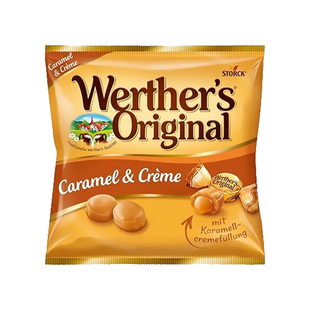 storck德国进口Werther's焦糖奶油夹心太妃糖225g年货喜糖零食品