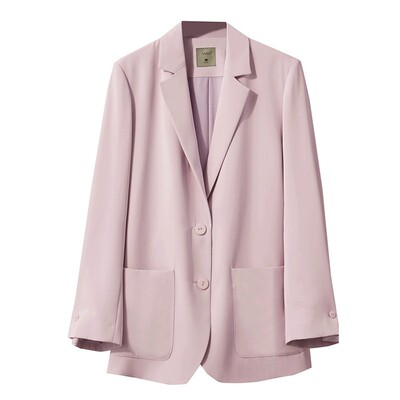 防紫外线凉感翻驳领正装西装外套
