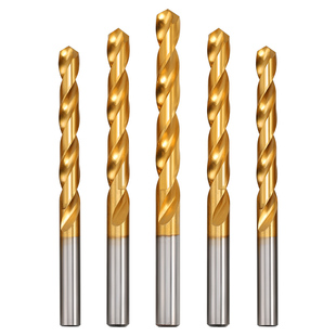 镀钛麻花钻头高速钢直柄转头高硬度加长金属铝合金钢钻铁头M1-12