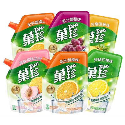 卡夫菓珍阳光甜橙味400g壶嘴装冲饮速溶果珍固体饮料果汁粉