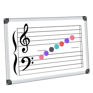 五线谱识谱表钢琴教具小白板识谱神器音符磁贴磁性磁吸教学启蒙板