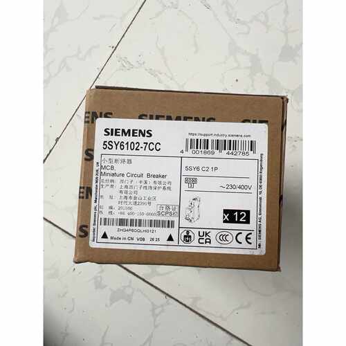 〔议价-可维修〕西门子小型断路器5SY6102-7CC 5SY6 C2 1P 工业自