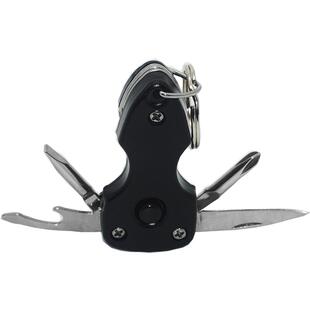 户外便携螺丝刀多功能钥匙扣随身迷你小刀开瓶器袖珍EDC组合工具