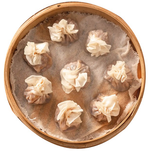 纸皮手工牛羊肉烧麦半成品速冻脆皮锅贴早餐夜宵清真速食西北特色