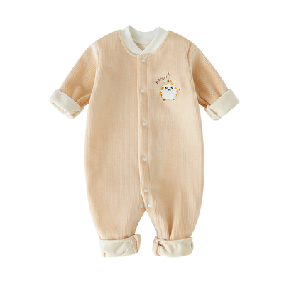 希贝熊扣子长爬加绒秋冬