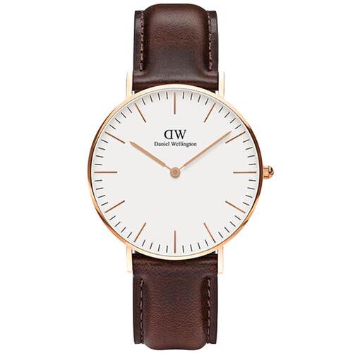 DW手表女 CLASSIC系列经典皮质石英腕表欧美轻奢小众官方正品36MM