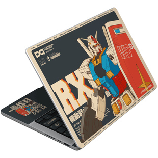 原色工场机甲风电脑贴膜适用于苹果笔记本macbookpro13新款M2air13.3寸男pro14/15/16寸外壳保护膜不留残胶