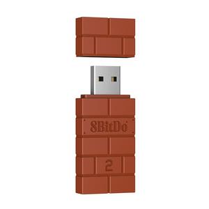 八位堂USB无线蓝牙接收器PS4 PS5 XboxOneSS Switch Pro手柄转换器转接NS游戏机PC电脑Steam迷你PS主机树莓派