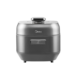 美的IH电压力锅5升双胆大容量不锈钢家用高压炖锅免排汽全多功能