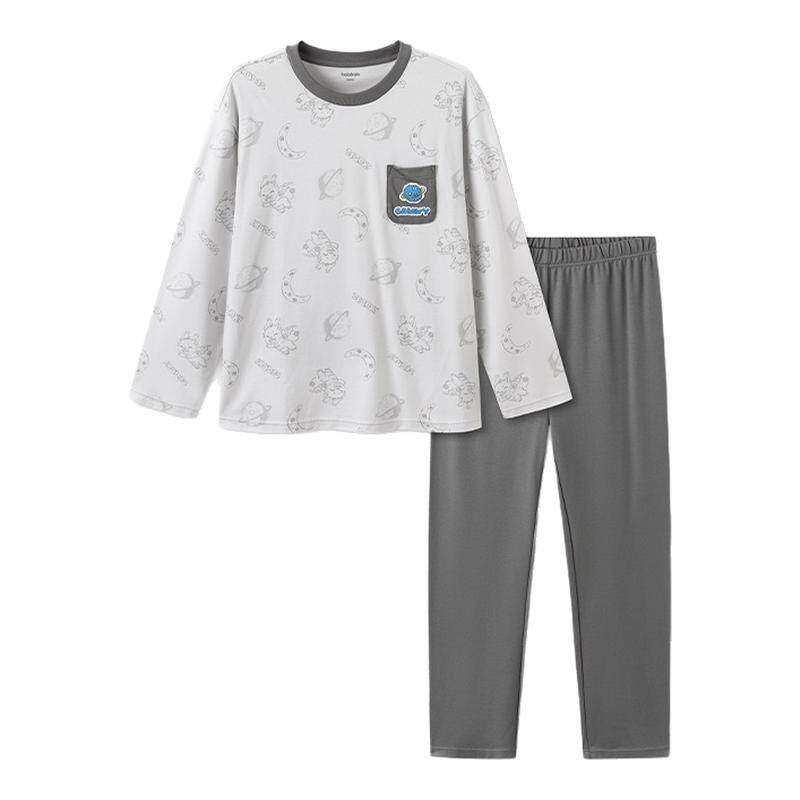 巴拉巴拉男童家居服套装纯棉睡衣
