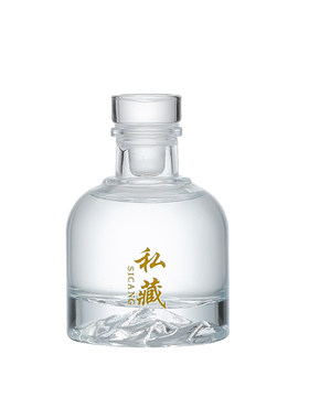 微醺玻璃密封小酒瓶100ml带盖