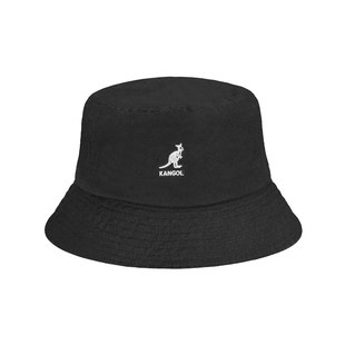 Kangol Washed Bucket Hat袋鼠王一博Lisa同款纯棉防晒平顶渔夫帽