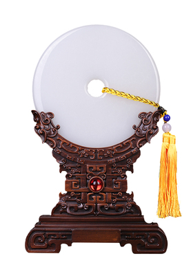 保平安中式酒柜天然摆件