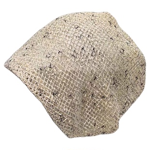 夏季遮白发碎发堆堆帽女薄款宽松显脸小镂空套头帽坐月子包头帽子