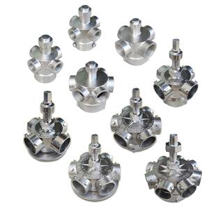 冷却塔布水器高温转头冷水塔铝合金喷淋旋转头耐腐蚀分水转头配件