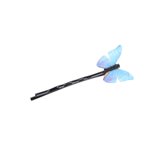 蝴蝶发夹侧边发卡女森系仙女超仙刘海边夹一字夹发饰夹子头饰卡子