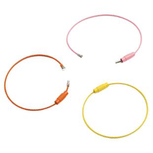 糖果色喷漆手圈钥匙圈配件手工diy制作彩色钢丝连接圈吊饰品材料