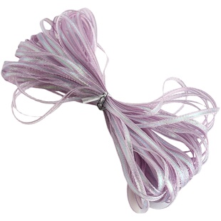 3.0mm丝带花艺幻彩纱3毫米细丝带礼物包装小礼物装饰丝带头饰仙气