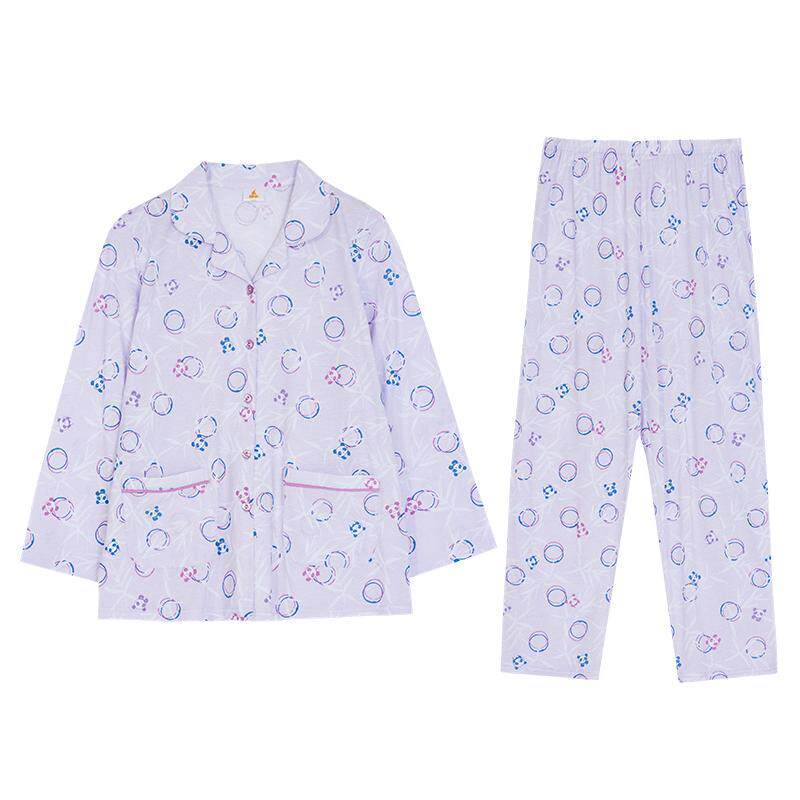 铜牛女纯棉印花家居服套装