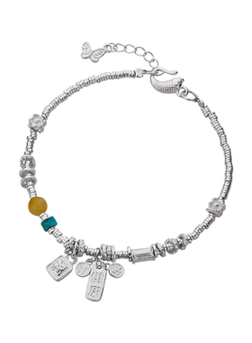 顺钦银楼S925银夏花手链礼物