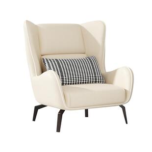 轻奢客厅单人沙发椅北欧设计师休闲躺椅阳台简约老虎椅教父椅子