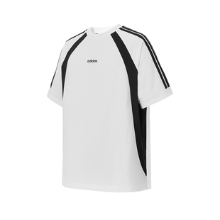 adidas阿迪达斯短袖官方正品新款男子休闲运动上衣圆领T恤KB8558