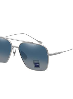 上丞UV400方形男蔡司镜头墨镜