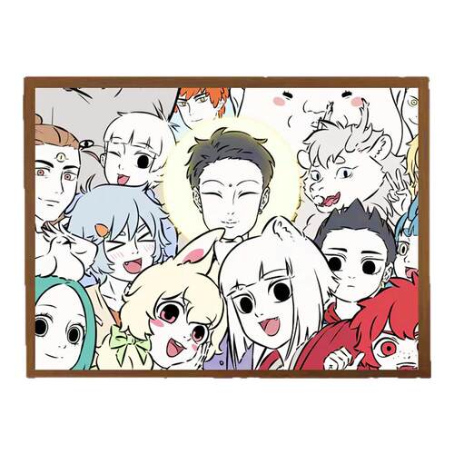 非人哉周边手办九月敖烈小玉灯光画夜灯装饰创意生日礼物盲盒摆件