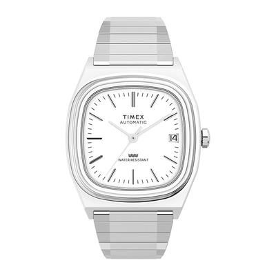 天美时新款膨胀表带机械手表男款